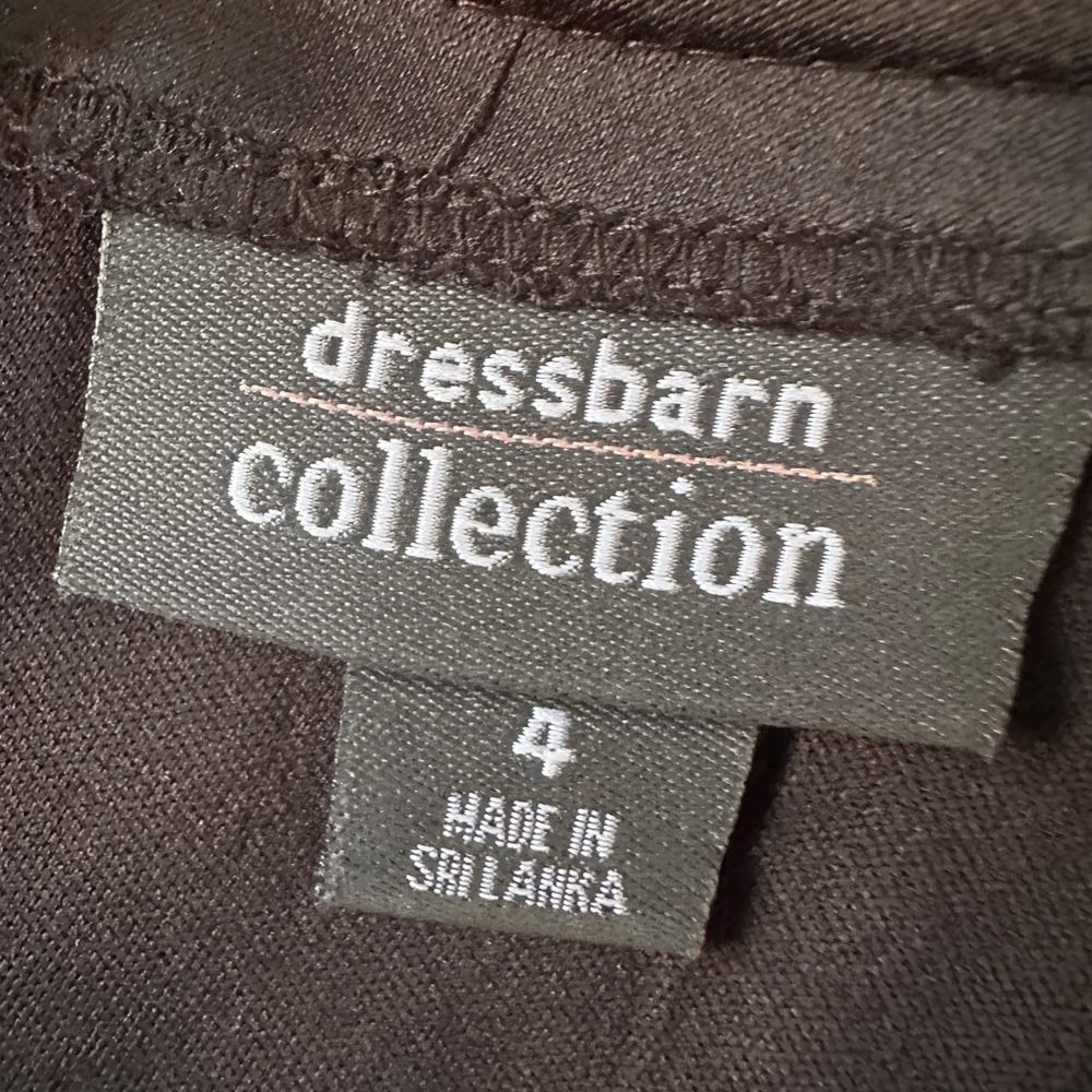 Dressbarn Collection Black Sleeveless Cocktail Dress - Picture 3 of 5